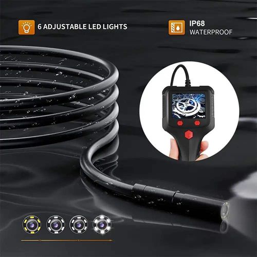 Andowl Αδιάβροχη Ψηφιακή Ενδοσκοπική Κάμερα FHD, Έγχρωμη Οθόνη HD 2.4