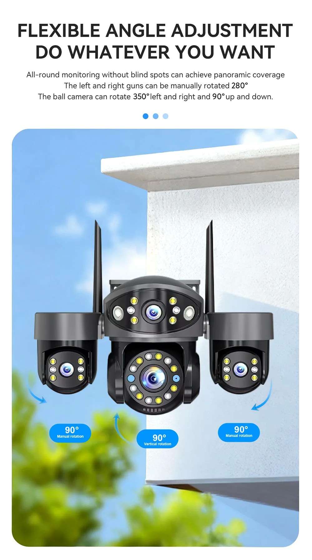 Andowl – Ασύρματη Κάμερα Ασφαλείας WiFi 4K Τριπλού Φακού με Νυχτερινή Όραση και AI Ανίχνευση Andowl – Ασύρματη Κάμερα Ασφαλείας WiFi 4K Τριπλού Φακού με Νυχτερινή Όραση και AI Ανίχνευση