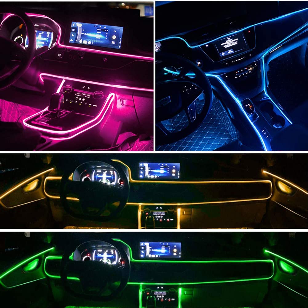 Διακοσμητικός Andowl Φωτισμός Αυτοκινήτου RGB LED Strip Neon 12V Διακοσμητικός Andowl Φωτισμός Αυτοκινήτου RGB LED Strip Neon 12V