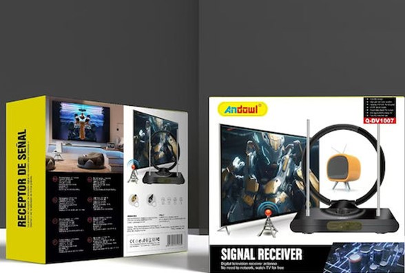 Andowl Εσωτερική Κεραία TV DVB-T/T2 με Τροφοδοτικό – Ισχυρή Λήψη & Εύκολη Εγκατάσταση Andowl Εσωτερική Κεραία TV DVB-T/T2 με Τροφοδοτικό – Ισχυρή Λήψη & Εύκολη Εγκατάσταση