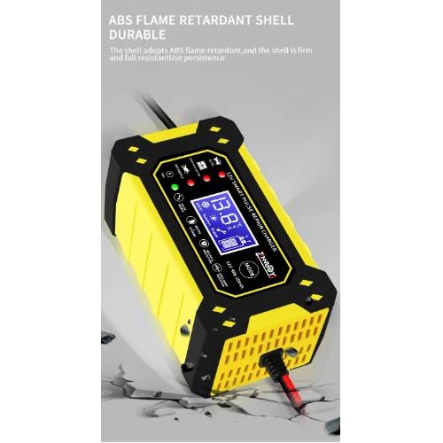 ANDOWL Φορτιστής Μπαταρίας Αυτοκινήτου , Μοτοσυκλέτας 12V 6A με Κροκοδειλάκια και Πρίζα Q-DP1520 Κίτρινο ANDOWL Φορτιστής Μπαταρίας Αυτοκινήτου , Μοτοσυκλέτας 12V 6A με Κροκοδειλάκια και Πρίζα Q-DP1520 Κίτρινο