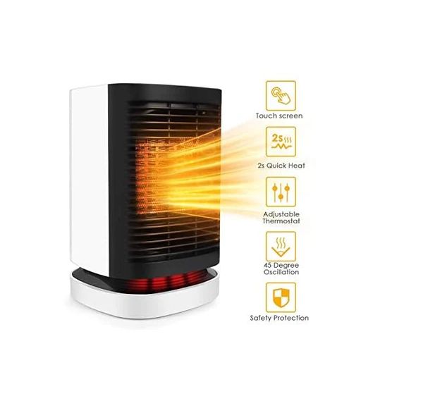 Andowl Ηλεκτρικό Κεραμικο Mini Αερόθερμο Δαπέδου 950W με 3 Βαθμίδες Θέρμανσης Πλέγμα Ασφαλείας Andowl Ηλεκτρικό Κεραμικο Mini Αερόθερμο Δαπέδου 950W με 3 Βαθμίδες Θέρμανσης Πλέγμα Ασφαλείας