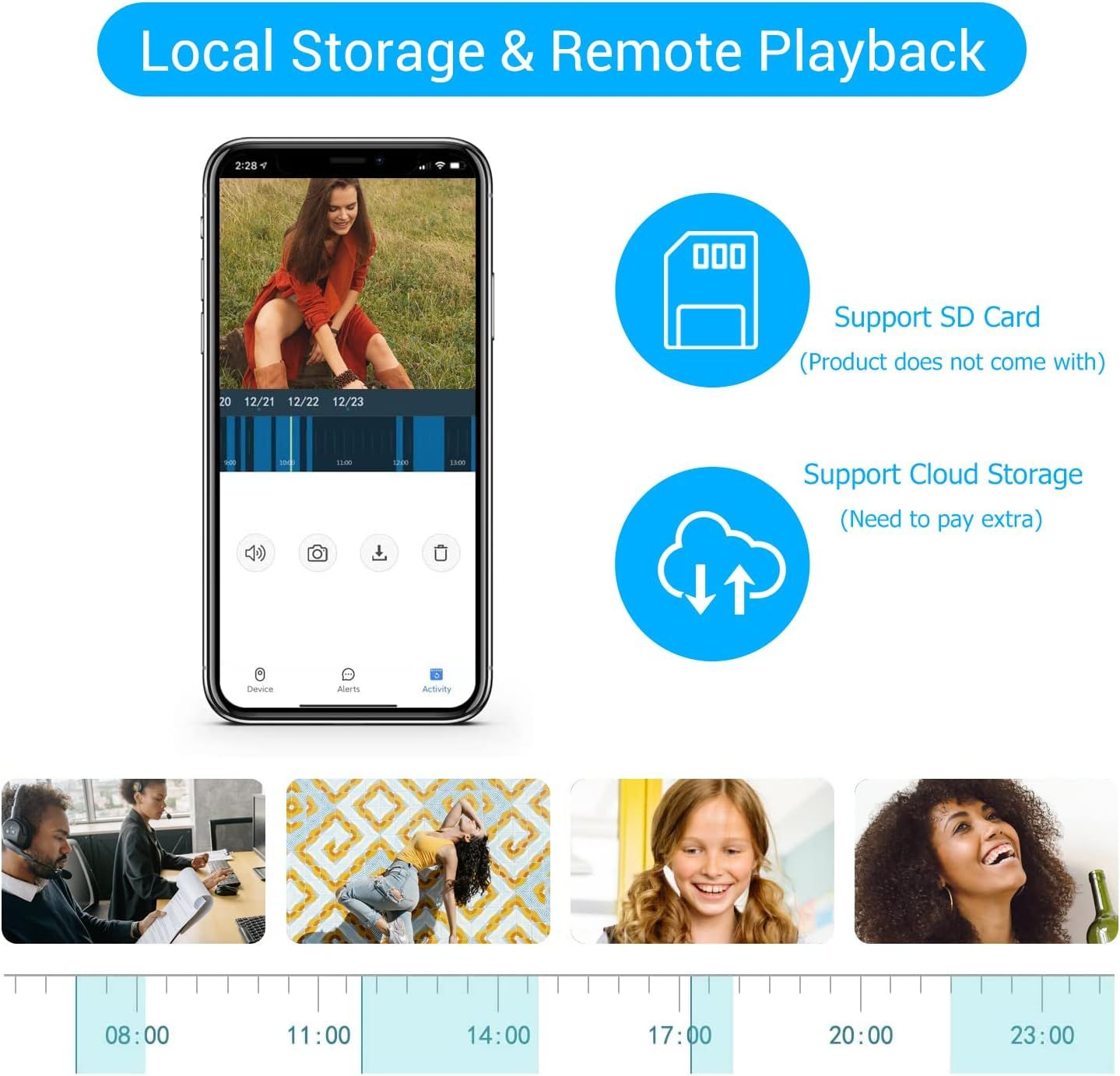 Andowl IP Κάμερα Παρακολούθησης Wi-Fi 1080p Full HD με Αμφίδρομη Επικοινωνία Andowl IP Κάμερα Παρακολούθησης Wi-Fi 1080p Full HD με Αμφίδρομη Επικοινωνία