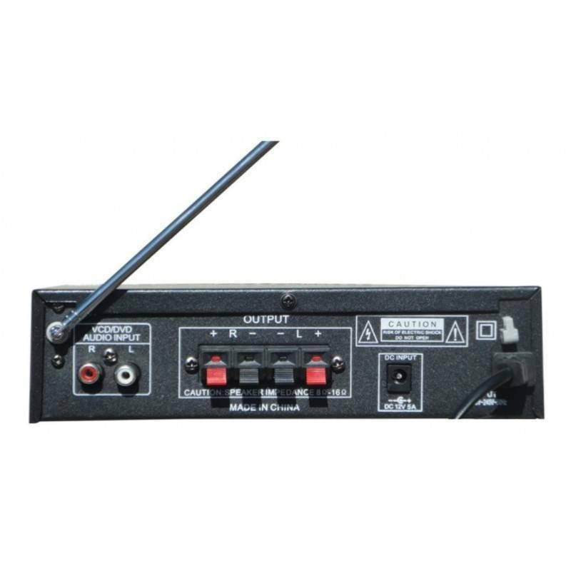 Andowl Ραδιοενισχυτής με Λειτουργία Καραόκε , Συνδεσιμότητα Bluetooth, Υποδοχές USB & SD και Τηλεχειρηστήριο Andowl Ραδιοενισχυτής με Λειτουργία Καραόκε , Συνδεσιμότητα Bluetooth, Υποδοχές USB & SD και Τηλεχειρηστήριο