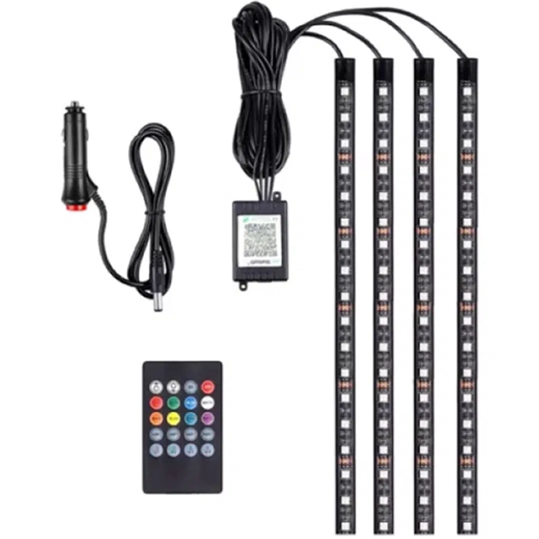 Andowl RGB Led 12V Ατμοσφαιρικά Φώτα Αυτοκινήτου 5050 SMD USB με Τηλεχειριστήριο 140-190cm Andowl RGB Led 12V Ατμοσφαιρικά Φώτα Αυτοκινήτου 5050 SMD USB με Τηλεχειριστήριο 140-190cm