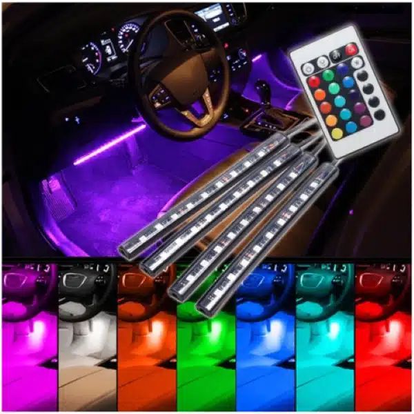 Andowl RGB Led 12V Ατμοσφαιρικά Φώτα Αυτοκινήτου 5050 SMD USB με Τηλεχειριστήριο 140-190cm Andowl RGB Led 12V Ατμοσφαιρικά Φώτα Αυτοκινήτου 5050 SMD USB με Τηλεχειριστήριο 140-190cm