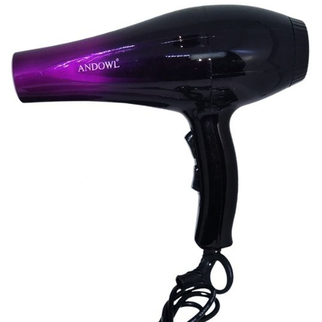 Andowl Σετ Επαγγελματικό Σεσουάρ - Πιστολάκι Μαλλιών 3 σε 1 2000W και 3 Χτένες Μαλλιών Μωβ Andowl Σετ Επαγγελματικό Σεσουάρ - Πιστολάκι Μαλλιών 3 σε 1 2000W και 3 Χτένες Μαλλιών Μωβ