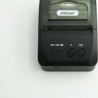 Andowl Θερμικός Εκτυπωτής Bluetooth & USB 58mm Ασύρματος Επαναφορτιζόμενος POS Andowl Θερμικός Εκτυπωτής Bluetooth & USB 58mm Ασύρματος Επαναφορτιζόμενος POS