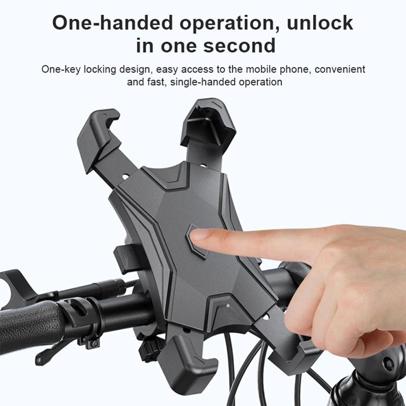 Βάση Κινητού Ποδηλάτου / Μηχανής 360 ° - Universal Mobile Holder Bike ANDOWL-Q-MT52 Βάση Κινητού Ποδηλάτου / Μηχανής 360 ° - Universal Mobile Holder Bike ANDOWL-Q-MT52