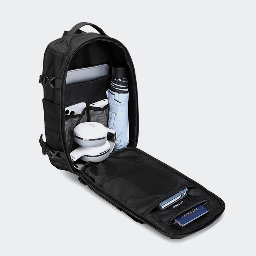 Ανδρική Αδιάβροχη Τσάντα Στήθους με Πολλαπλές Τσέπες - OZUKO Ανδρική Αδιάβροχη Τσάντα Στήθους με Πολλαπλές Τσέπες - OZUKO