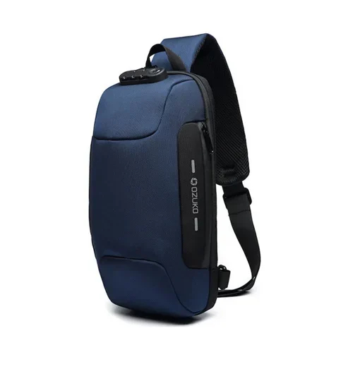 Ανδρική Τσάντα Ώμου με Ρυθμιζόμενο Ιμάντα και Φερμουάρ Ozuko Ανδρική Τσάντα Ώμου με Ρυθμιζόμενο Ιμάντα και Φερμουάρ Ozuko