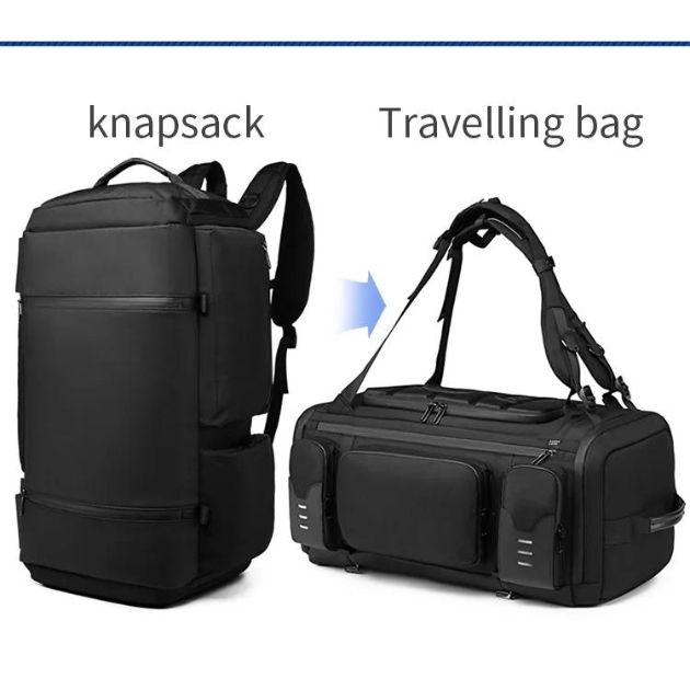 Ανδρικό Πολυλειτουργικό Σακ Βουαγιάζ Αδιάβροχο - 60 Λίτρα - Καμουφλάζ - OZUKO Ανδρικό Πολυλειτουργικό Σακ Βουαγιάζ Αδιάβροχο - 60 Λίτρα - Καμουφλάζ - OZUKO