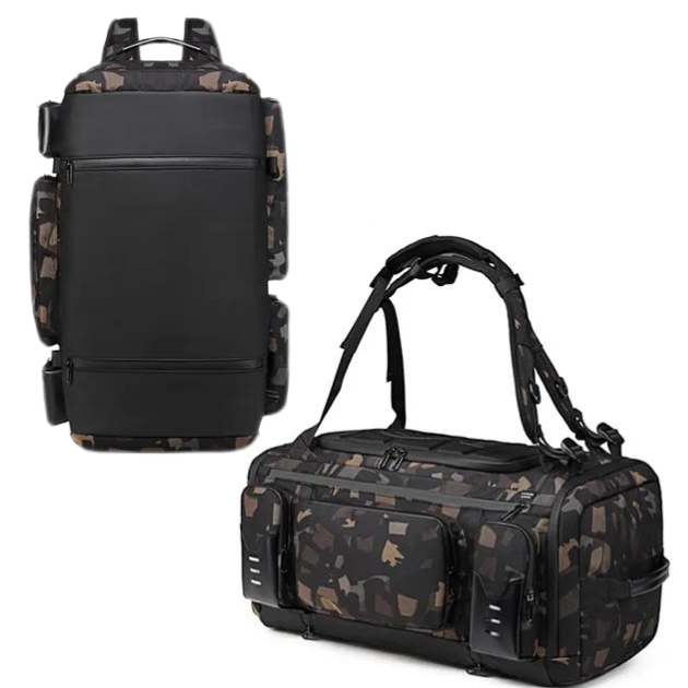 Ανδρικό Πολυλειτουργικό Σακ Βουαγιάζ Αδιάβροχο - 60 Λίτρα - Καμουφλάζ - OZUKO Ανδρικό Πολυλειτουργικό Σακ Βουαγιάζ Αδιάβροχο - 60 Λίτρα - Καμουφλάζ - OZUKO