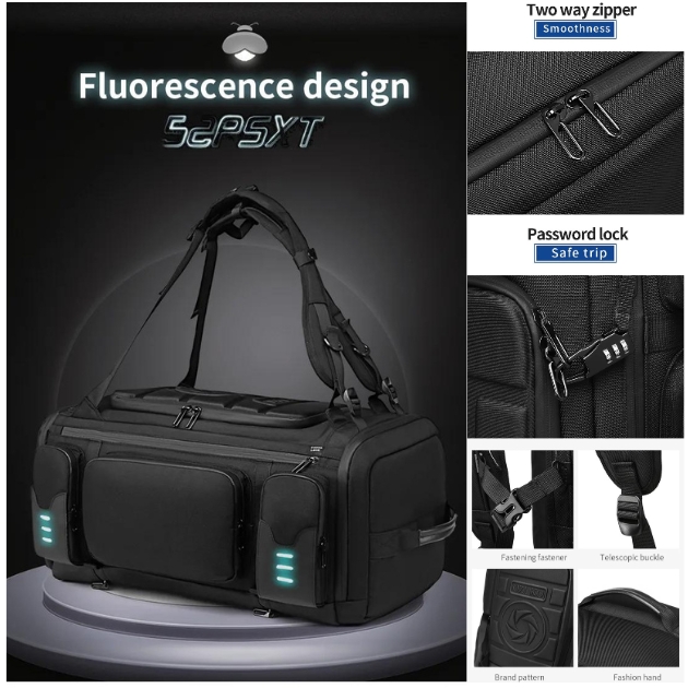 Ανδρικό Πολυλειτουργικό Σακ Βουαγιάζ Αδιάβροχο - 60 Λίτρα - Καμουφλάζ - OZUKO Ανδρικό Πολυλειτουργικό Σακ Βουαγιάζ Αδιάβροχο - 60 Λίτρα - Καμουφλάζ - OZUKO