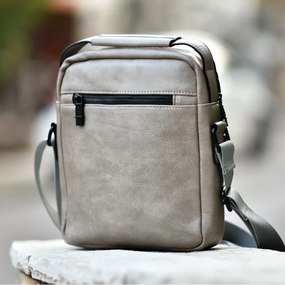 Ανδρικό Τσαντάκι Ώμου - Χειρός από Δερματίνη με Φερμουάρ MCAN Ανδρικό Τσαντάκι Ώμου - Χειρός από Δερματίνη με Φερμουάρ MCAN