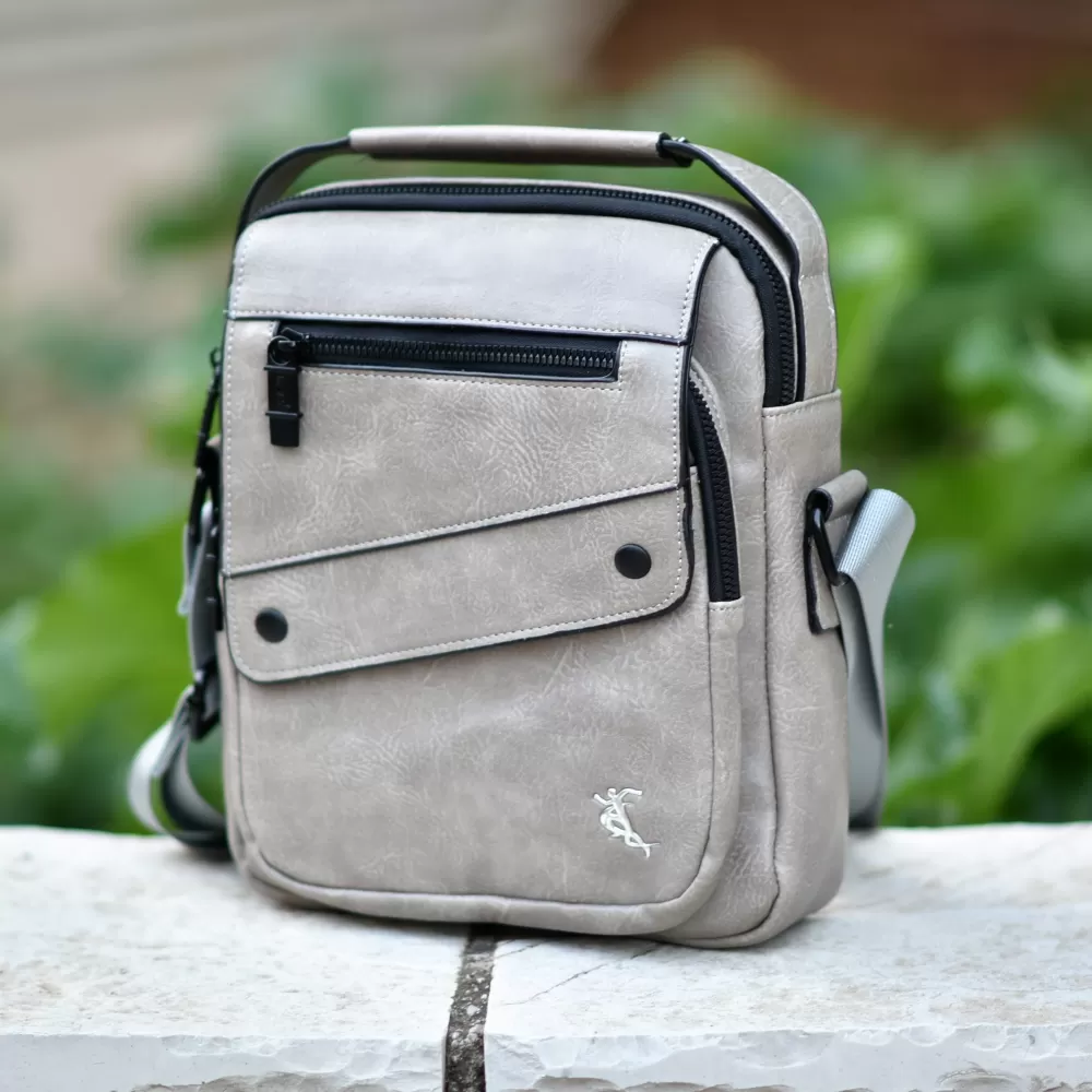 Ανδρικό Τσαντάκι Ώμου - Χειρός από Δερματίνη με Φερμουάρ MCAN Ανδρικό Τσαντάκι Ώμου - Χειρός από Δερματίνη με Φερμουάρ MCAN