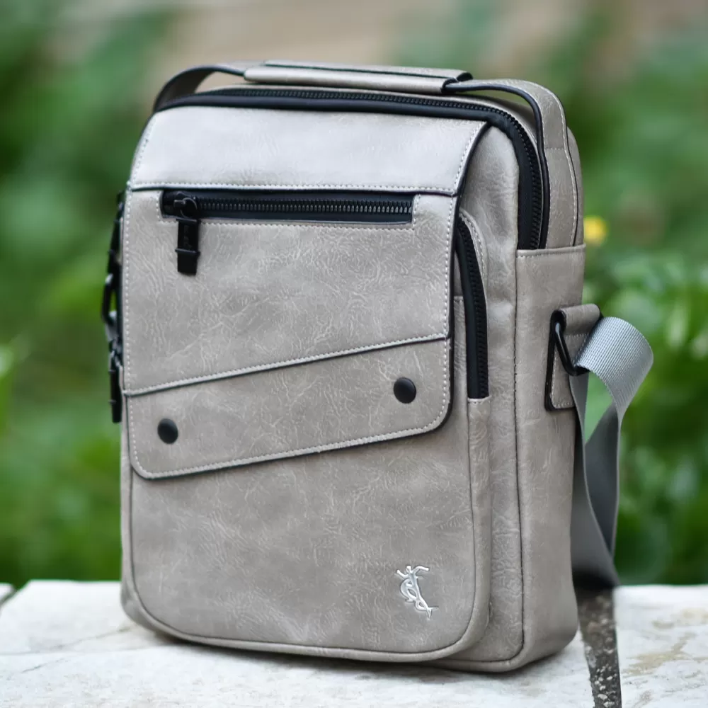 Ανδρικό Τσαντάκι Ώμου - Χειρός από Δερματίνη με Φερμουάρ MCAN Ανδρικό Τσαντάκι Ώμου - Χειρός από Δερματίνη με Φερμουάρ MCAN