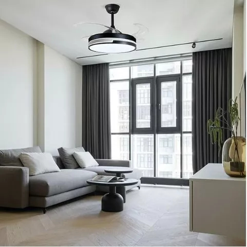 Ανεμιστήρας Οροφής 48” 120W με Φωτισμό & Τηλεχειριστήριο - Μαύρο Ανεμιστήρας Οροφής 48” 120W με Φωτισμό & Τηλεχειριστήριο - Μαύρο