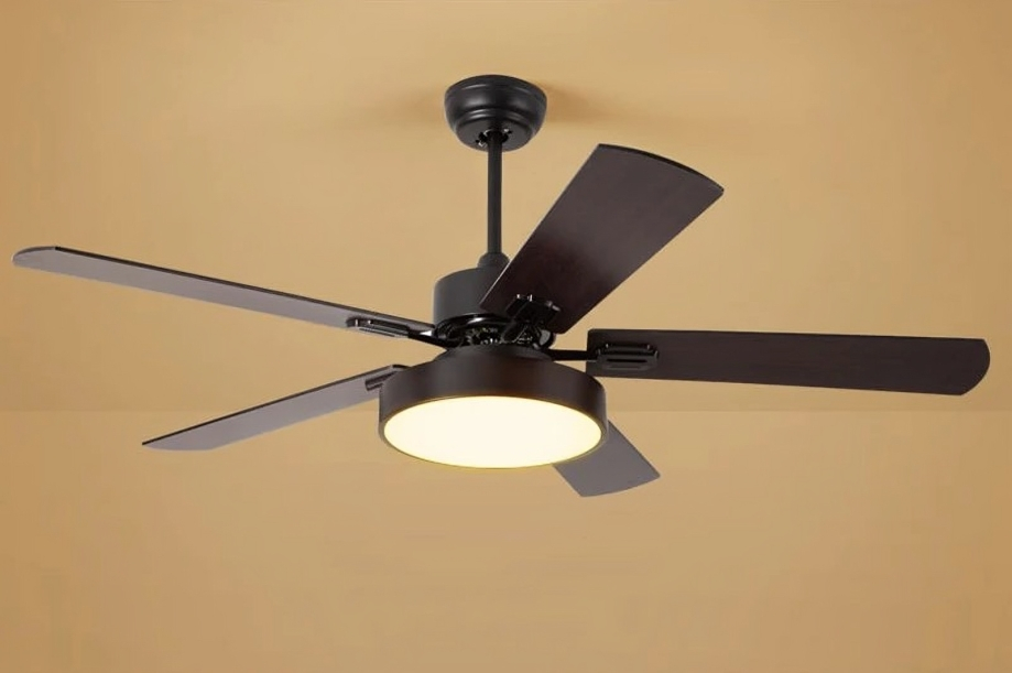 Ανεμιστήρας Οροφής με 5 Ξύλινα Πτερύγια και Φωτιστικό LED Ανεμιστήρας Οροφής με 5 Ξύλινα Πτερύγια και Φωτιστικό LED