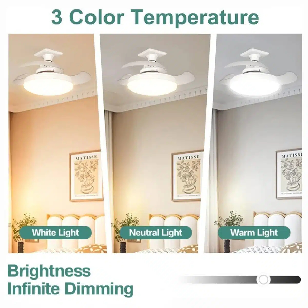 Ανεμιστήρας Οροφής Με Φως LED 120W Και Τηλεχειριστήριο RiXME Ανεμιστήρας Οροφής Με Φως LED 120W Και Τηλεχειριστήριο RiXME