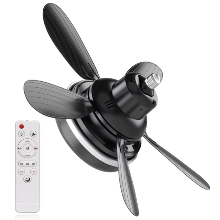 Ανεμιστήρας Οροφής με Φως LED E27 και Τηλεχειριστήριο Ανεμιστήρας Οροφής με Φως LED E27 και Τηλεχειριστήριο
