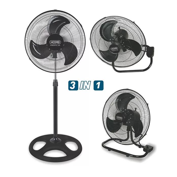 Ανεμιστήρας Ορθοστάτης 3 σε 1 75W Διαμέτρου 45cm Hoomei - Μαύρο Ανεμιστήρας Ορθοστάτης 3 σε 1 75W Διαμέτρου 45cm Hoomei - Μαύρο
