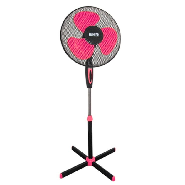 Ανεμιστήρας Ορθοστάτης 40W 3 Ταχυτήτων με Ρυθμιζόμενο Ύψος - Muhler Ανεμιστήρας Ορθοστάτης 40W 3 Ταχυτήτων με Ρυθμιζόμενο Ύψος - Muhler