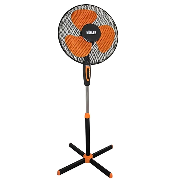 Ανεμιστήρας Ορθοστάτης 40W 3 Ταχυτήτων με Ρυθμιζόμενο Ύψος - Muhler Ανεμιστήρας Ορθοστάτης 40W 3 Ταχυτήτων με Ρυθμιζόμενο Ύψος - Muhler