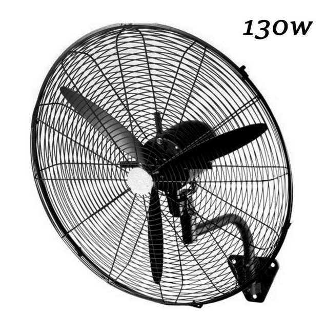 Ανεμιστήρας Τοίχου 130W 220V Διαμέτρου 65cm με 3 Πτερύγια και 3 Ρυθμιζόμενες Ταχύτητες Αέρα σε Μαύρο Χρώμα Ανεμιστήρας Τοίχου 130W 220V Διαμέτρου 65cm με 3 Πτερύγια και 3 Ρυθμιζόμενες Ταχύτητες Αέρα σε Μαύρο Χρώμα