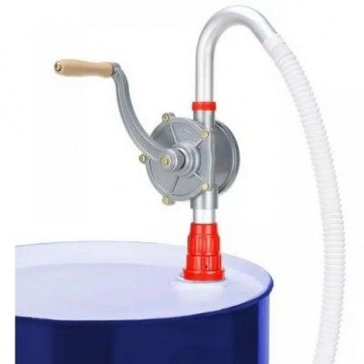 Ανοξείδωτη Αντλία Βαρελιού για Χειροκίνητη Μετάγγιση Υγρών Καυσίμου με Περιστροφική Μανιβέλα Ανοξείδωτη Αντλία Βαρελιού για Χειροκίνητη Μετάγγιση Υγρών Καυσίμου με Περιστροφική Μανιβέλα