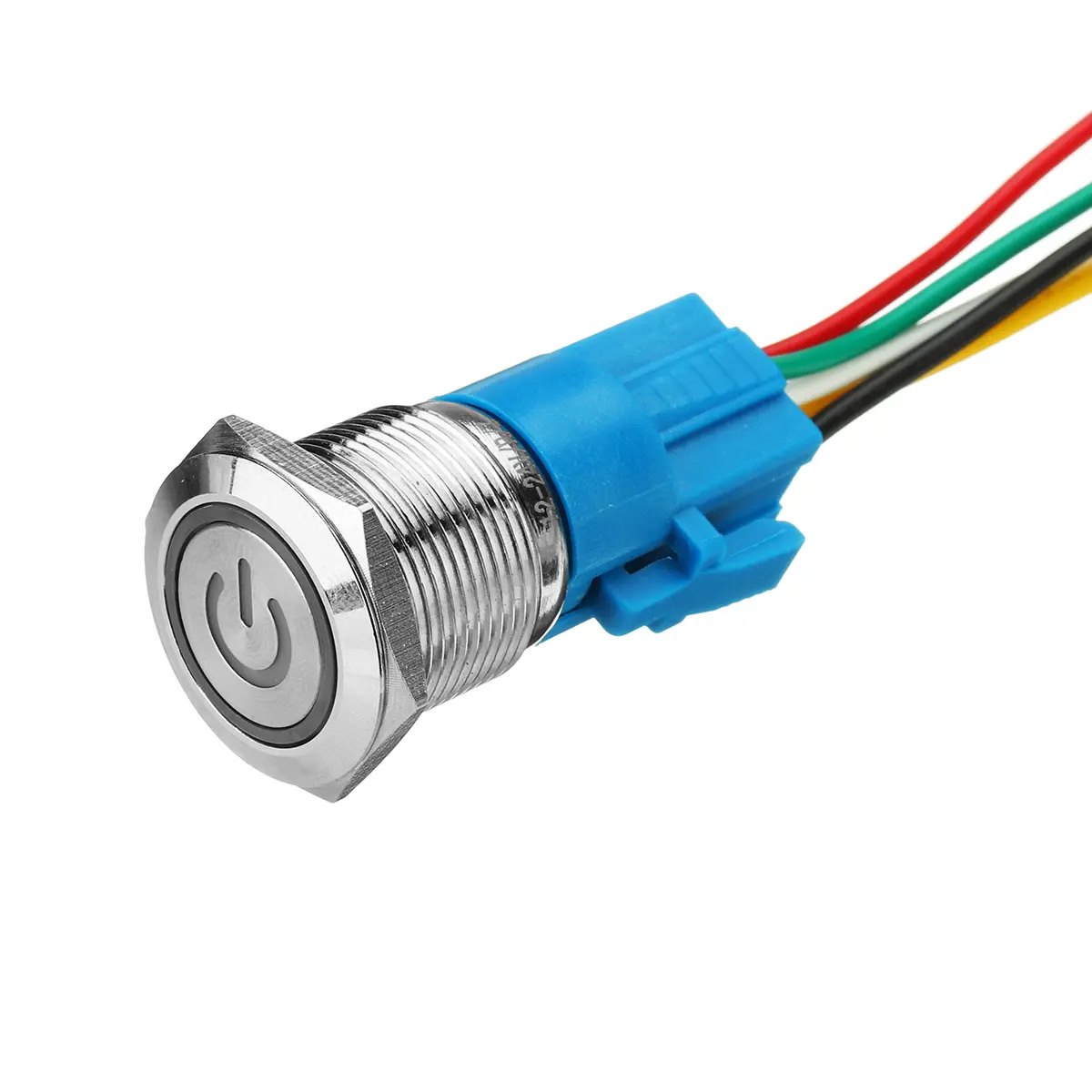 Ανοξείδωτο Αδιάβροχο Μπουτόν ON / OFF 2 Επαφών με LED Φωτισμό, Χωρίς Επαναφορά 19mm Inox για Marine Σκάφη, Ιστιοπλοϊκά Ανοξείδωτο Αδιάβροχο Μπουτόν ON / OFF 2 Επαφών με LED Φωτισμό, Χωρίς Επαναφορά 19mm Inox για Marine Σκάφη, Ιστιοπλοϊκά