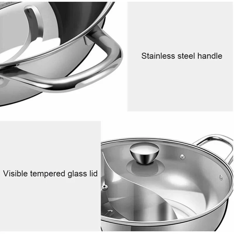 Ανοξείδωτο Επαγωγικό Τηγάνι με Εσωτερικό Διαχωριστικό και Γυάλινο Καπάκι 32cm - Hoomei Ανοξείδωτο Επαγωγικό Τηγάνι με Εσωτερικό Διαχωριστικό και Γυάλινο Καπάκι 32cm - Hoomei