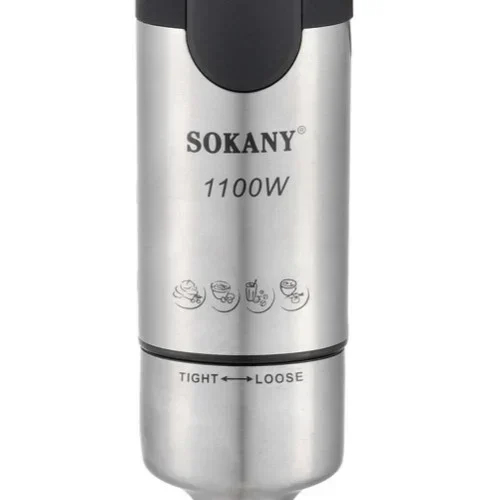 Ανοξείδωτο Ραβδομπλέντερ με 2 Ταχύτητες 1100W Sokany Ανοξείδωτο Ραβδομπλέντερ με 2 Ταχύτητες 1100W Sokany