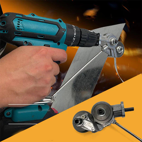 Αντάπτορας Κόφτης Φύλλων Μετάλλου - Λαμαρίνας έως 1,5mm Γρήγορης Κοπής για Δράπανο - Κόβει διάφορα μέταλλα Αντάπτορας Κόφτης Φύλλων Μετάλλου - Λαμαρίνας έως 1,5mm Γρήγορης Κοπής για Δράπανο - Κόβει διάφορα μέταλλα