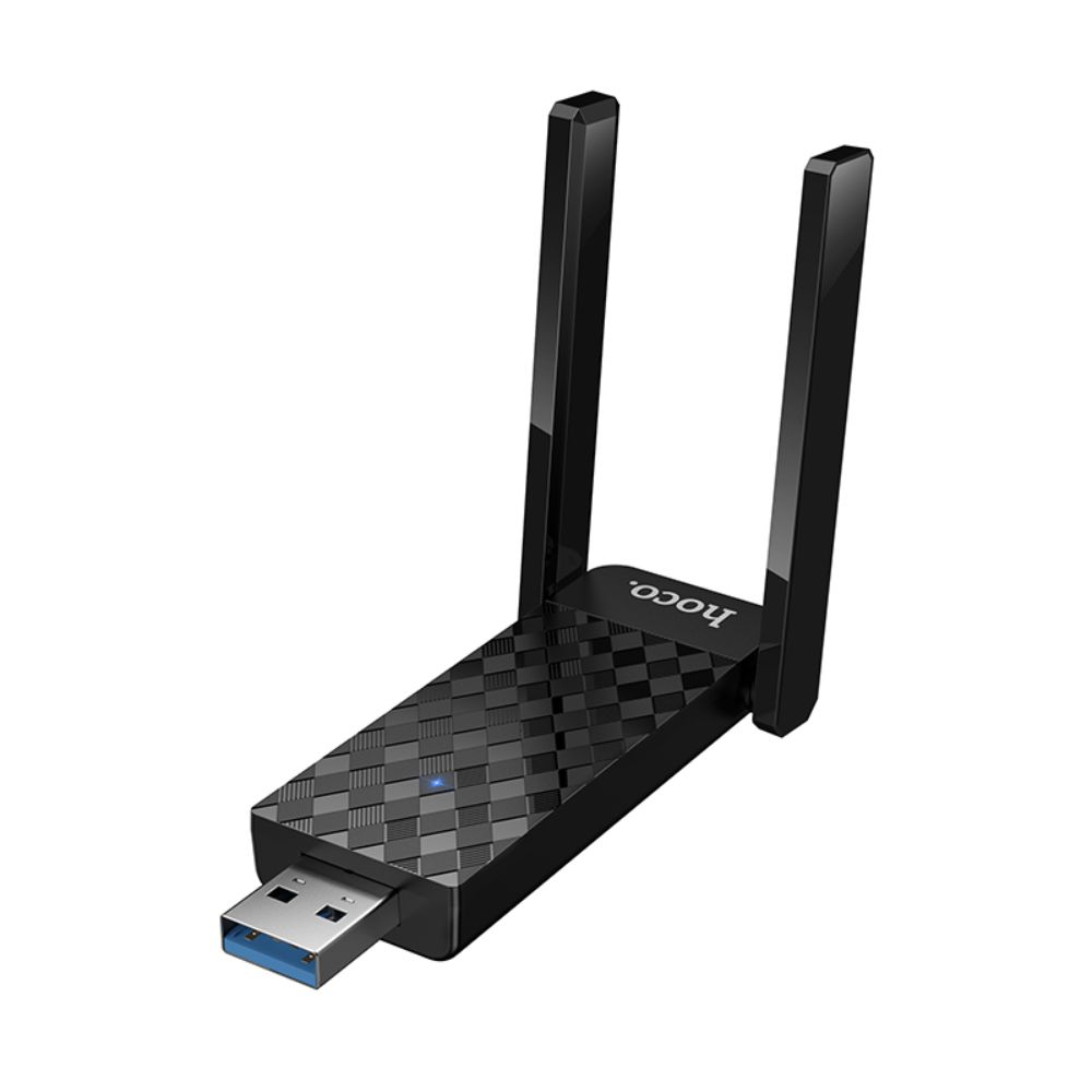 Αντάπτορας WiFi Hoco HI34 WiFi 6 USB 600Mbps Dual Band με 2 Κεραίες Αντάπτορας WiFi Hoco HI34 WiFi 6 USB 600Mbps Dual Band με 2 Κεραίες