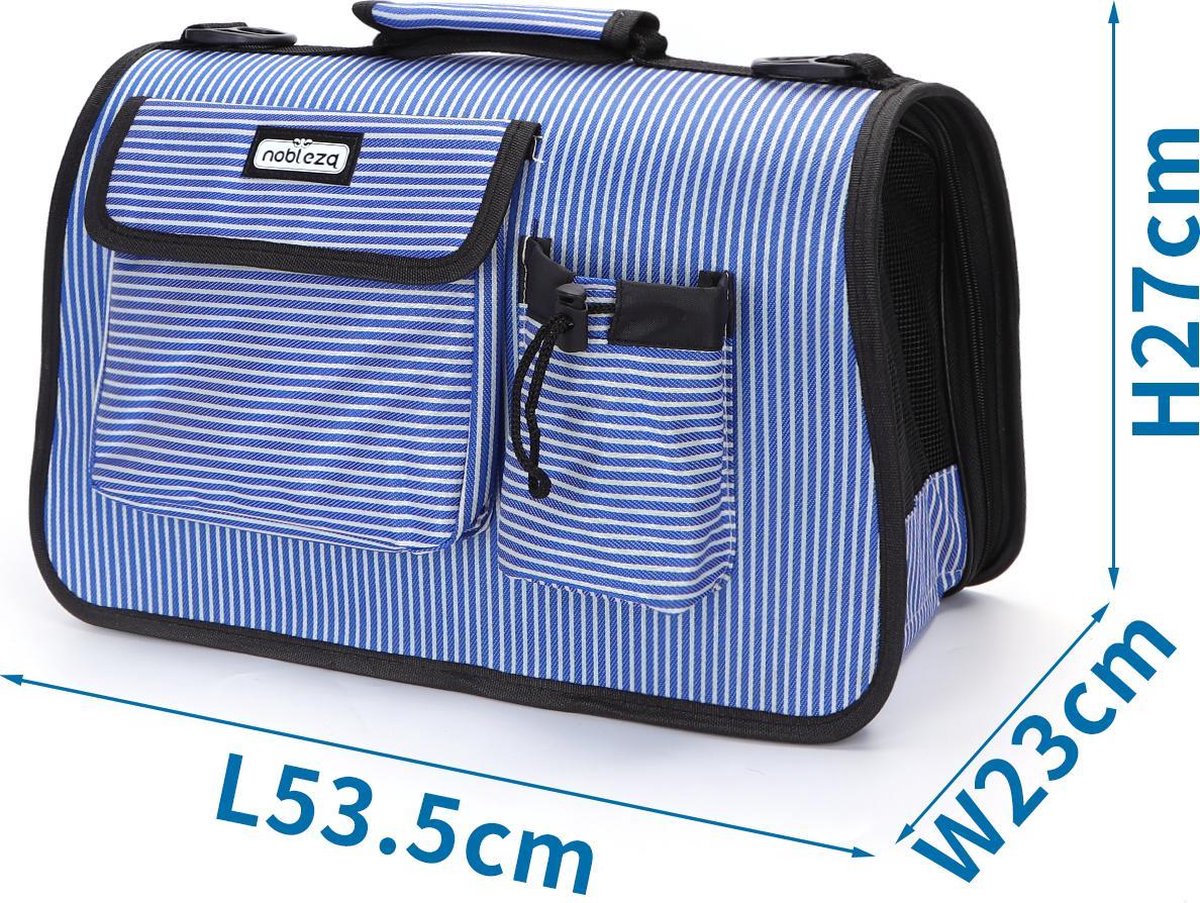 Ανθεκτική Τσάντα Μεταφοράς Κατοικίδιων έως 4 Κιλά με Αερισμό – 53.5x27x23cm Ανθεκτική Τσάντα Μεταφοράς Κατοικίδιων έως 4 Κιλά με Αερισμό – 53.5x27x23cm