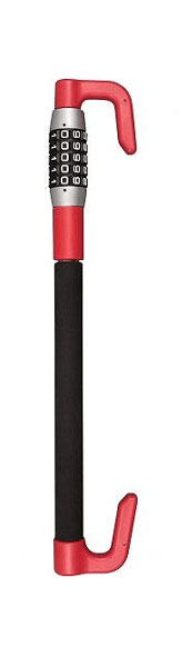 Αντικλεπτικό Μπαστούνι Τιμονιού Αυτοκινήτου 5 Συνδυασμών με Ρυθμιζόμενο Μήκος Κόκκινο Αντικλεπτικό Μπαστούνι Τιμονιού Αυτοκινήτου 5 Συνδυασμών με Ρυθμιζόμενο Μήκος Κόκκινο