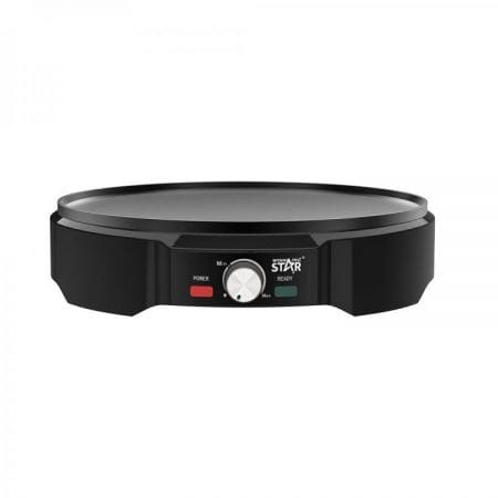 Αντικολλητική Κρεπιέρα 1200W Winning Star Μαύρη Αντικολλητική Κρεπιέρα 1200W Winning Star Μαύρη