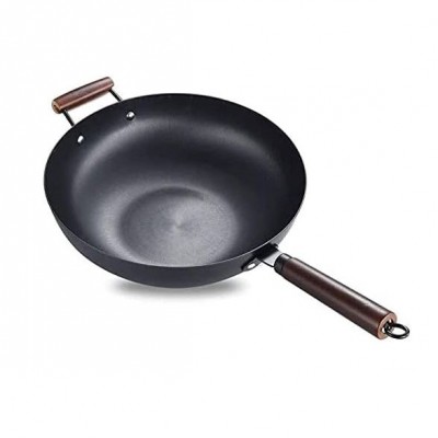 Αντικολλητικό Τηγάνι Γουόκ με Ξύλινη Λαβή 32x60cm Αντικολλητικό Τηγάνι Γουόκ με Ξύλινη Λαβή 32x60cm