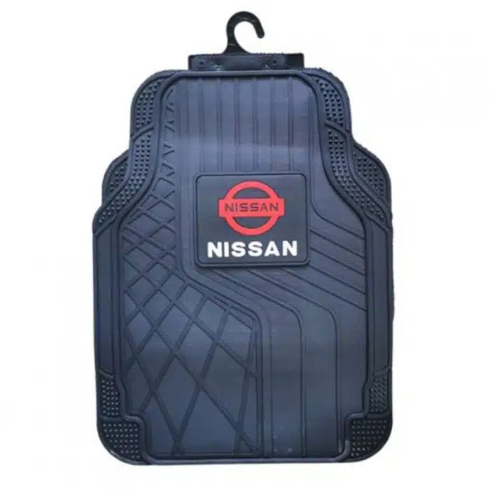 Αντιολισθητικά Πατάκια Αυτοκινήτου Σετ 4 Τεμαχίων Universal από Λάστιχο, Μαύρα NISSAN Αντιολισθητικά Πατάκια Αυτοκινήτου Σετ 4 Τεμαχίων Universal από Λάστιχο, Μαύρα NISSAN