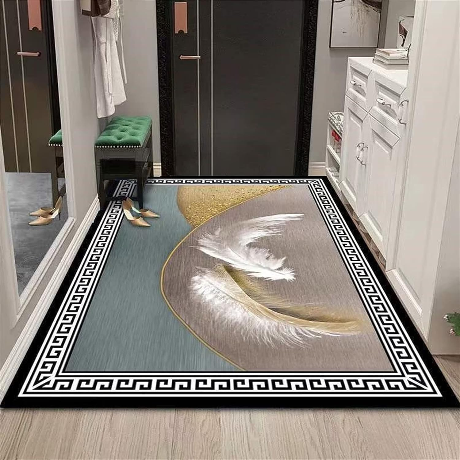 Αντιολισθητικό Χαλί Μοκέτα Με Καινοτόμο Ανάγλυφο Σχέδιο Με Φτερά 230x160εκ. Αντιολισθητικό Χαλί Μοκέτα Με Καινοτόμο Ανάγλυφο Σχέδιο Με Φτερά 230x160εκ.