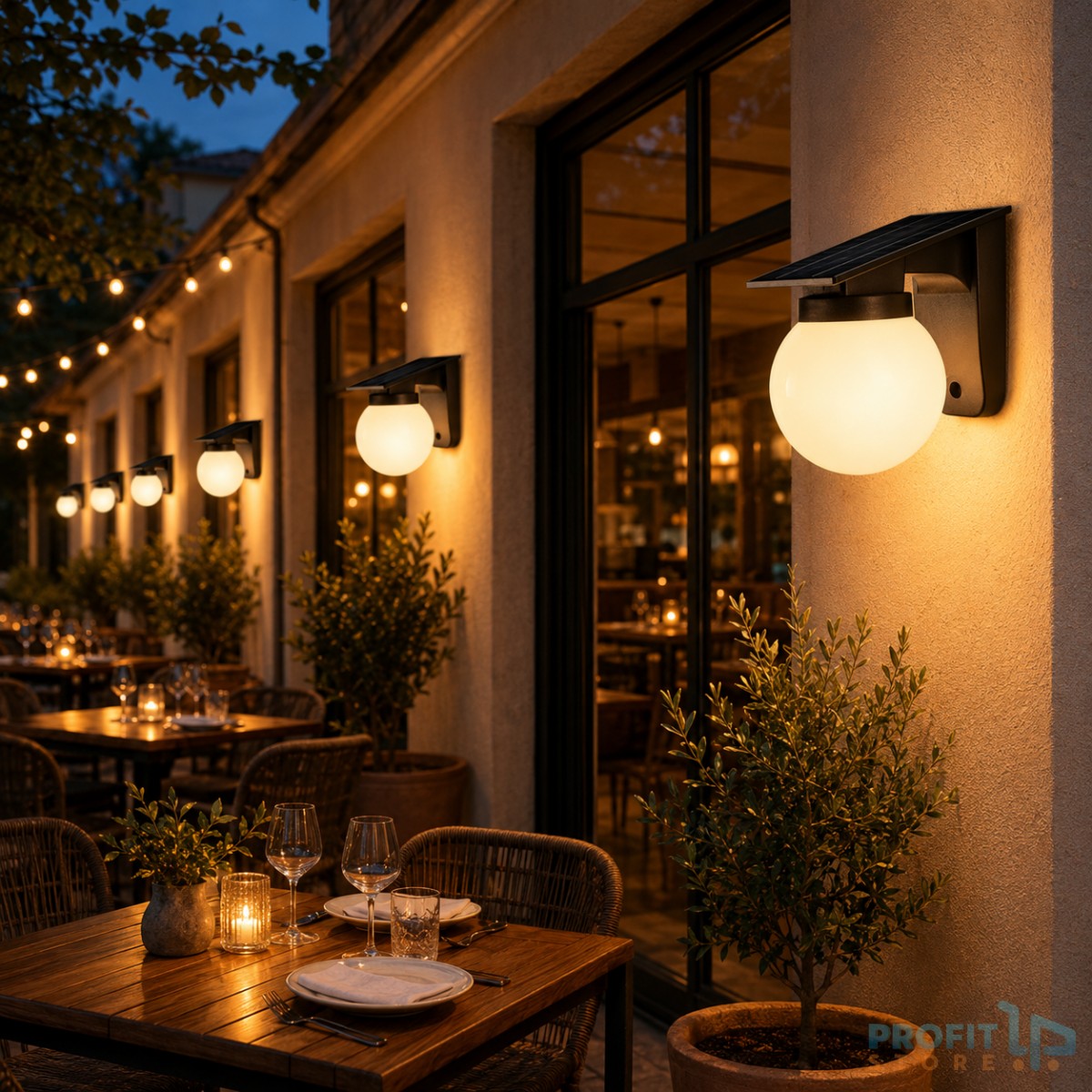 Απλίκα Τοίχου Αδιάβροχη Solar LED Θερμό & Ψυχρό Φως Απλίκα Τοίχου Αδιάβροχη Solar LED Θερμό & Ψυχρό Φως