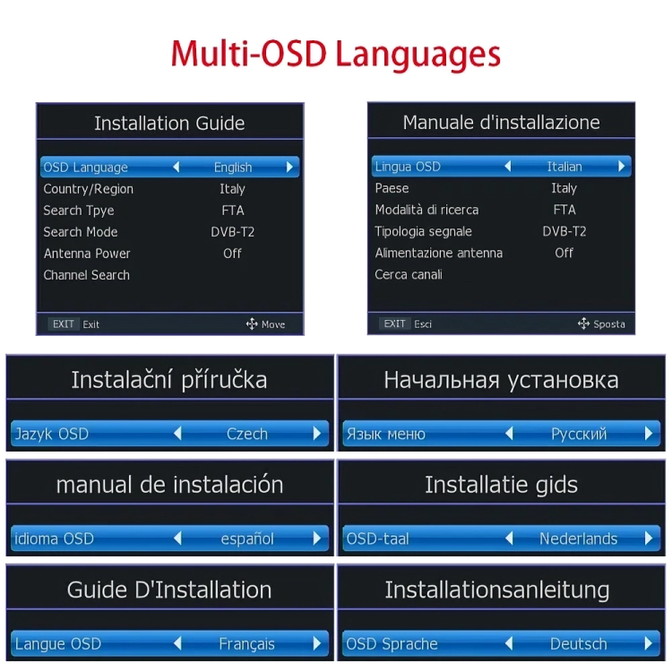 Αποκωδικοποιητής Τηλεόρασης TNT HDMI - DVB-T T2 & DVB-C Αποκωδικοποιητής Τηλεόρασης TNT HDMI - DVB-T T2 & DVB-C