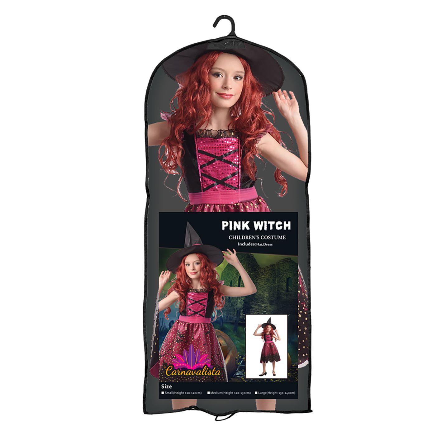 Αποκριάτικη Παιδική Στολή Ροζ Μάγισσα Αποκριάτικη Παιδική Στολή Ροζ Μάγισσα