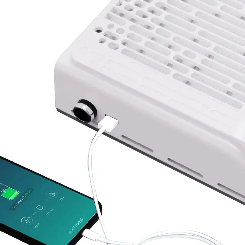 Απορροφητήρας Σκόνης Νυχιών 100W με Αποσπώμενο Φίλτρο & Θύρα USB Απορροφητήρας Σκόνης Νυχιών 100W με Αποσπώμενο Φίλτρο & Θύρα USB