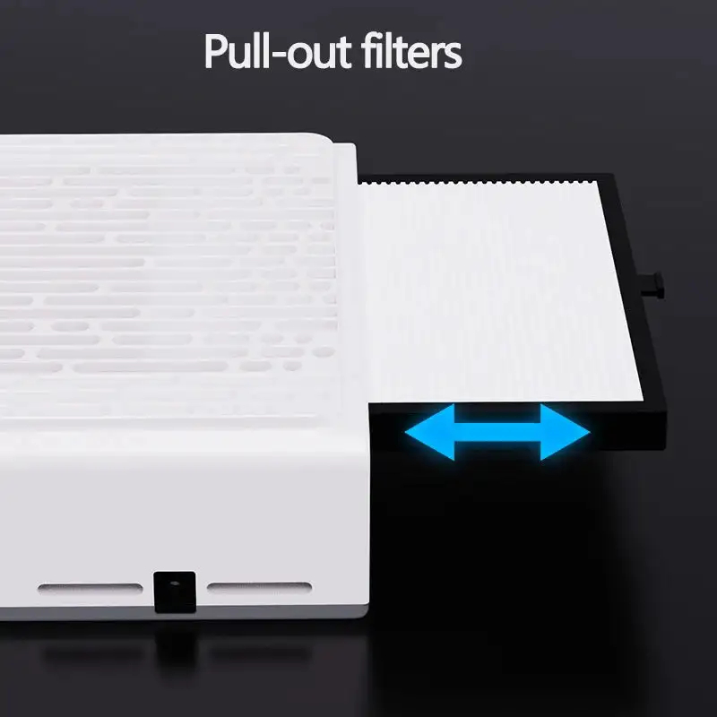 Απορροφητήρας Σκόνης Νυχιών 100W με Αποσπώμενο Φίλτρο & Θύρα USB Απορροφητήρας Σκόνης Νυχιών 100W με Αποσπώμενο Φίλτρο & Θύρα USB