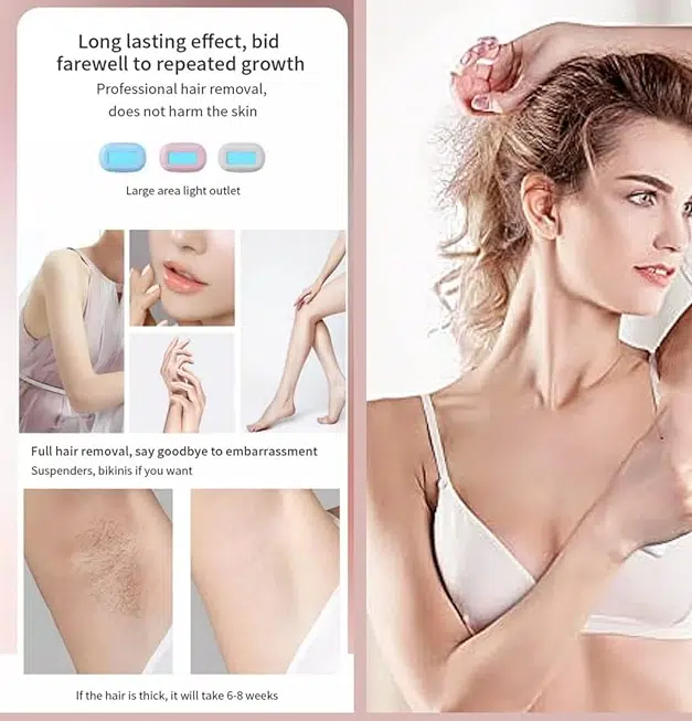 Αποτριχωτική Μηχανή Παλμικού Φωτός με 5 Επίπεδα Έντασης Αποτριχωτική Μηχανή Παλμικού Φωτός με 5 Επίπεδα Έντασης