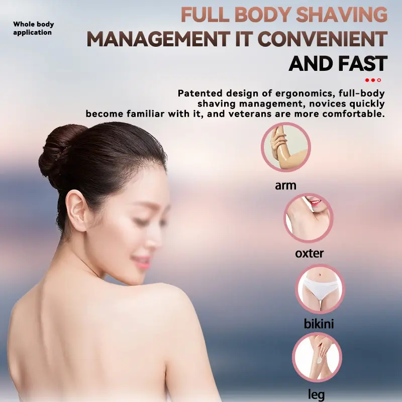 Αποτριχωτική Συσκευή Σώματος 2 σε 1 για Γυναίκες Kemei Αποτριχωτική Συσκευή Σώματος 2 σε 1 για Γυναίκες Kemei