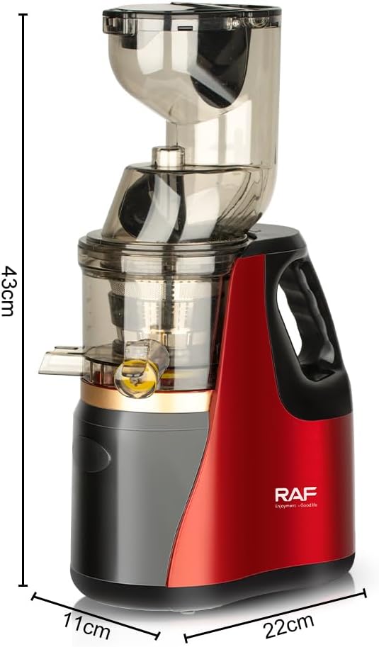 Αποχυμωτής Αργής Σύνθλιψης 150W με Διπλό Στόμιο 80mm - RAF Αποχυμωτής Αργής Σύνθλιψης 150W με Διπλό Στόμιο 80mm - RAF