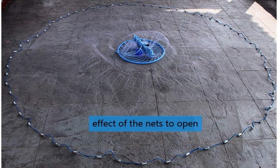 Αρματωμένο Πεζόβολο με Στεφάνι 2,1m & Κρυσταλιζέ Δίχτυ Ψαρέματος Αρματωμένο Πεζόβολο με Στεφάνι 2,1m & Κρυσταλιζέ Δίχτυ Ψαρέματος